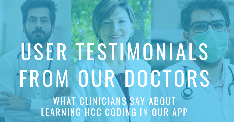 DoctusTech HCC coding education app user testimonials