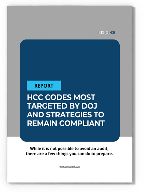 HCC codes most targeted by DOJ and strategies to remain compliant