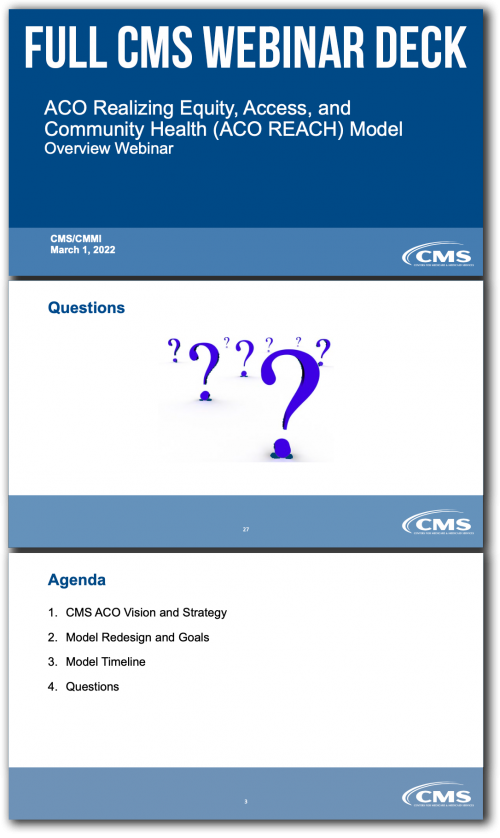 ACO REACH DCE CMS Webinar White